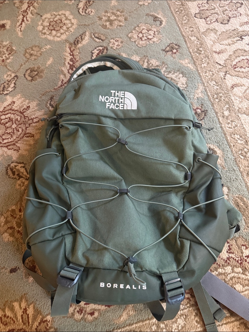 The North Face Borealis Backpack in Olive Green